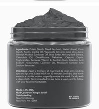 Load image into Gallery viewer, New York Biology Dead Sea Mud Mask For Face And Body, Natural Pore Reducer And Minimizer To Help Treat Acne, Blackheads And Oily Skin (260Ml)
